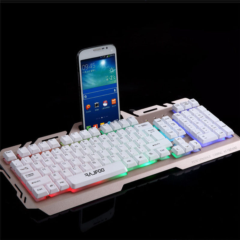 USB Wired Illuminated LED Backlight Multimedia PC Gaming Keyboard