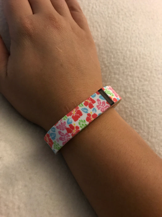 Flower Print Fitbit Flex Wristband Accessory