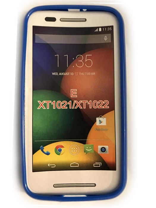 Moto E XT1021/XT1022 Blue Phone Case