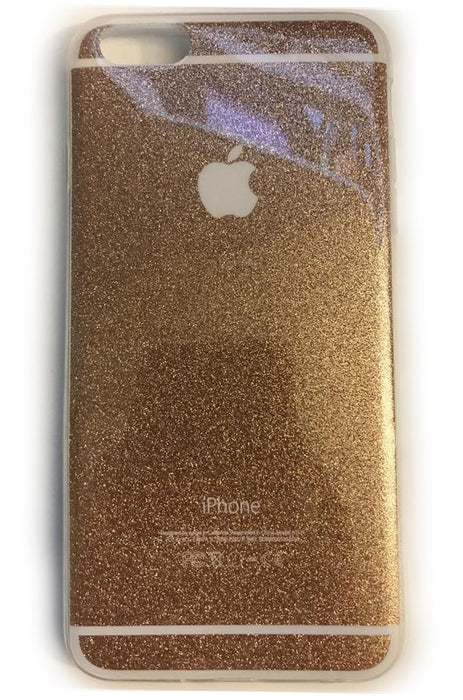 iPhone 6 Plus Gold Glitter Flexible Case