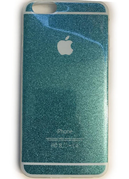 iPhone 6 Plus Aqua Glitter Case