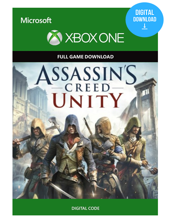 Assassin's Creed Unity Digital Download Code for Xbox One Only