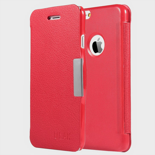 iPhone 6 Red ULAK Flip Magnetic Case