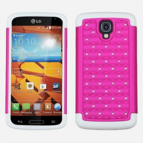 Diamond Hot Pink LG LS 740 Case