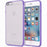 iPhone 6 Clear Transparent Purple Edge Case
