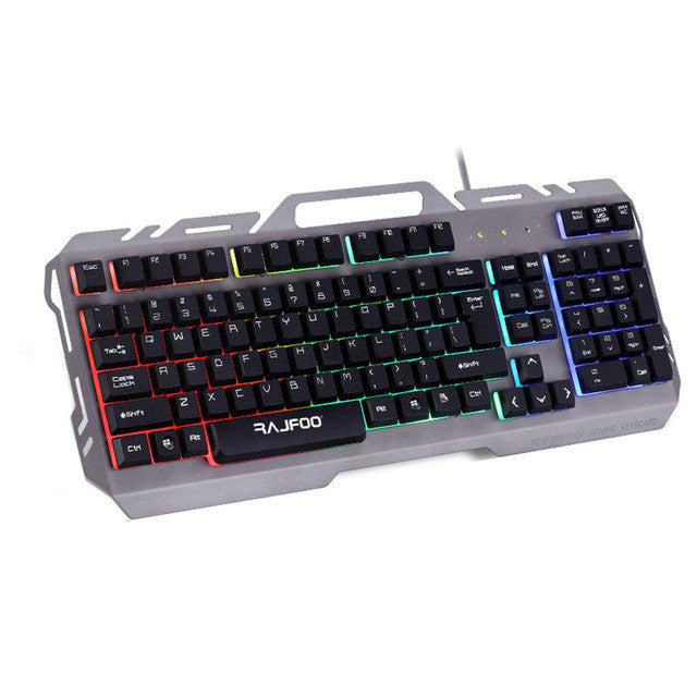 USB Wired Illuminated  LED Backlight Multimedia PC Gaming Keyboard