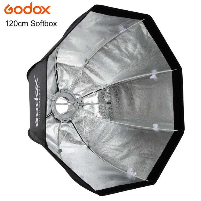 Godox Umbrella Convenient and Fast Style Octagonal 120cm SoftBox with Bowen Mount for Photo Studio Flash Photography