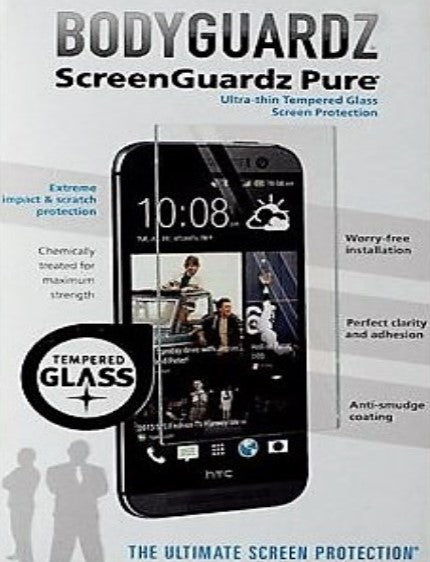 HTC One M8 Bodyguardz Tempered Glass