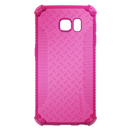 Pink Transparent Galaxy S6 Edge Case