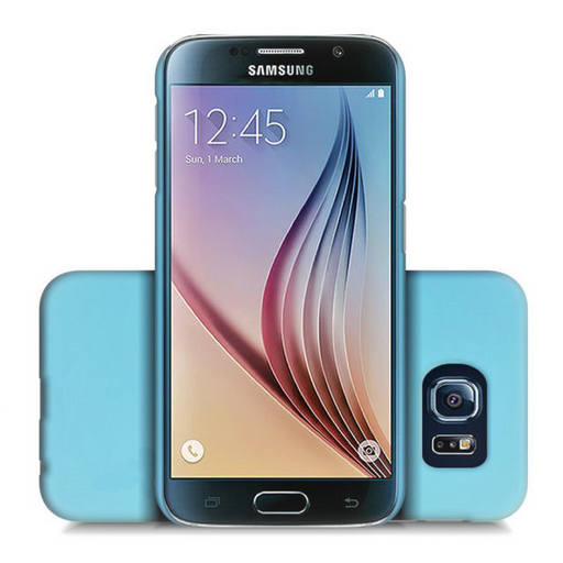 Sky Blue Galaxy S6 Classic Flexible Case